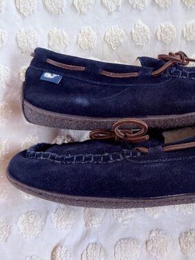 Men’s 11 Vineyard Vines Slippers - Navy Blue Comfortable Everyday Wear
